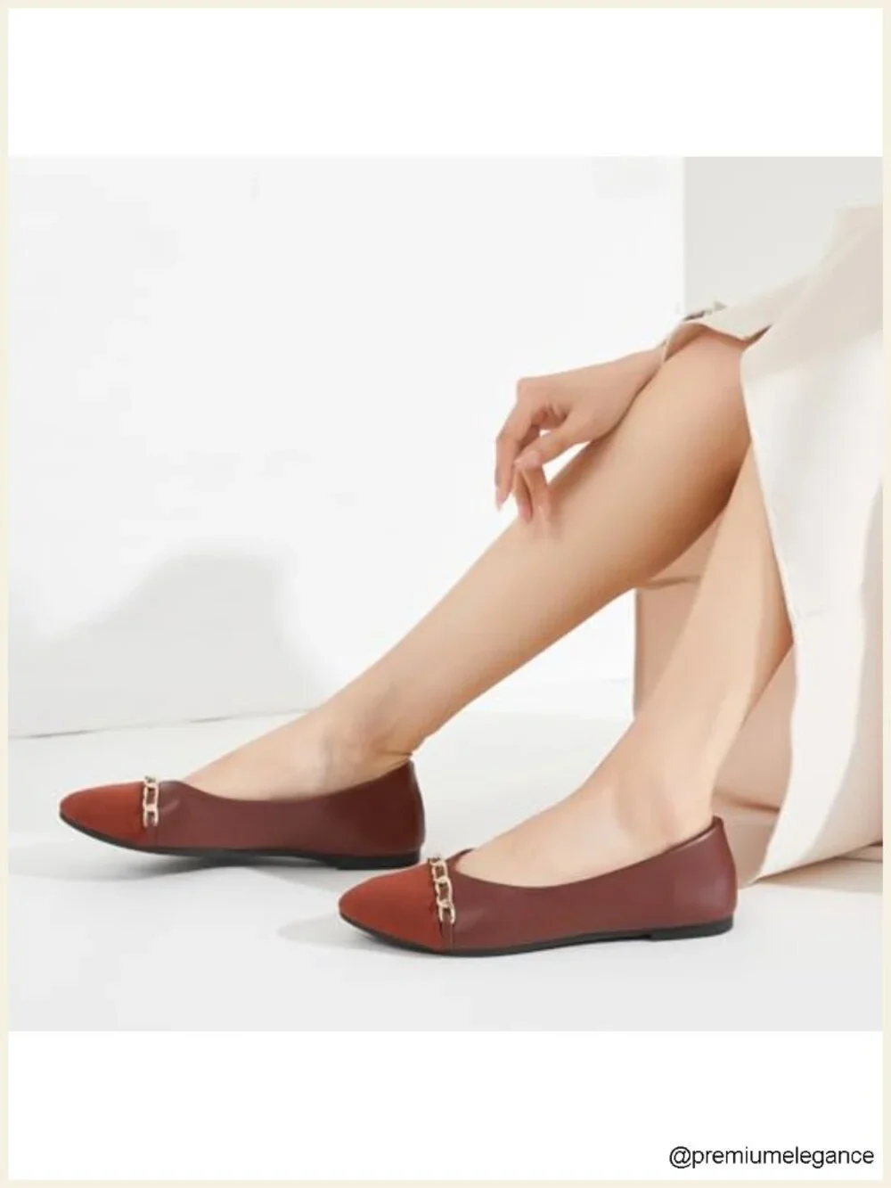 Faux Suede Ballet Flats Women's Pointed Toe Comfortable Dress Shoes Office Work